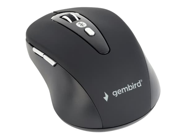 Gembird MUSWB-6B-01 - Mus - optisk - 6 knappar - trådlös - Bluetooth 3.0 - svart - blåsa