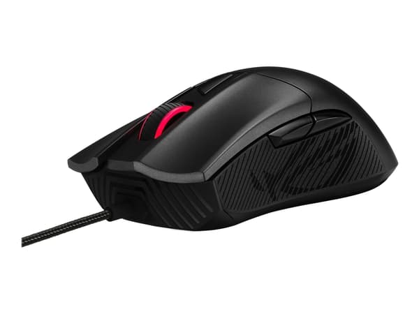 ASUS ROG Gladius II Core - Mus - högerhänt - optisk - kabelansluten - USB - svart - för 15; ROG Strix G15; ROG Zephyrus Duo 15; ROG Zephyrus G14; TUF