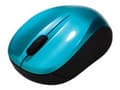 Miniatyrbild 2 av 5: Verbatim Wireless Mouse GO NANO - Mus - optisk - trådlös - RF - trådlös USB-mottagare - karibienblå