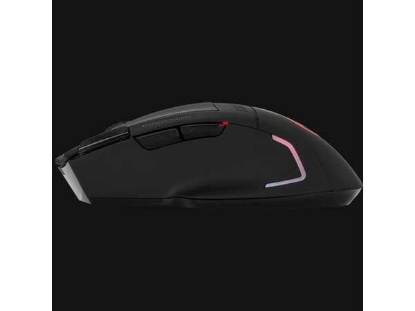 Marvo M720W, högerhand, Optisk, RF Trådlös, 4800 DPI, Svart