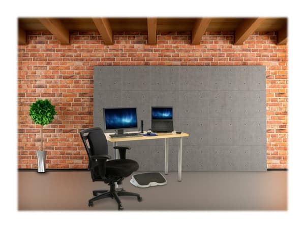 Kensington Pro Fit Mid-Size - Mus - högerhänt - optisk - 5 knappar - kabelansluten - USB - svart