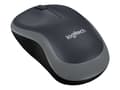 Miniatyrbilde 3 av 5: Logitech M185 - Mus - optisk - trådløs - 2.4 GHz - USB trådløs mottaker - grå