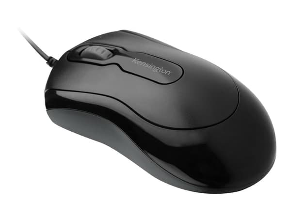 Kensington Mouse in a Box, Molempikätinen, Optinen, USB A-tyyppi, 800 DPI, Musta
