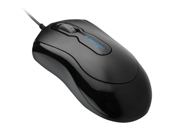 Kensington Mouse in a Box, Molempikätinen, Optinen, USB A-tyyppi, 800 DPI, Musta