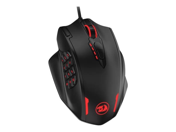 REDRAGON IMPACT - Mus - laser - 18 knappar - kabelansluten - USB