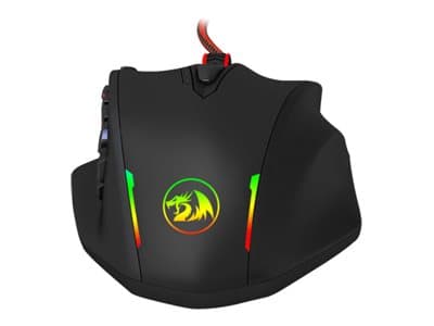 REDRAGON IMPACT - Mus - laser - 18 knappar - kabelansluten - USB