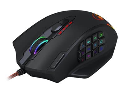REDRAGON IMPACT - Mus - laser - 18 knappar - kabelansluten - USB