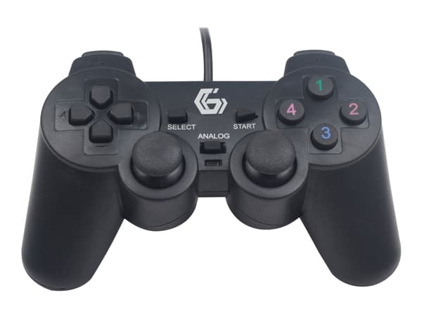 GEMBIRD JPD-UDV-01 - Gamepad - 10 knapper - kabling - for PC