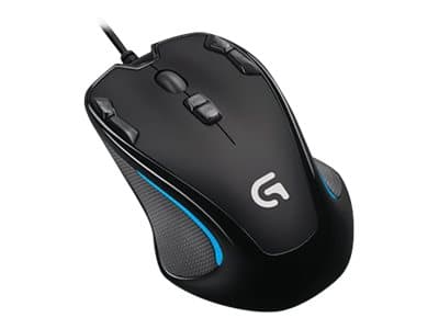 Logitech G300S - Mus - optisk - 9 knapper - kabel - USB