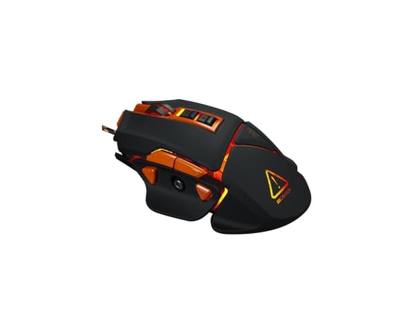 Canyon Hazard CND-SGM6N - Mus - optisk - 9 knappar - kabelansluten - USB - svart - detaljhandel