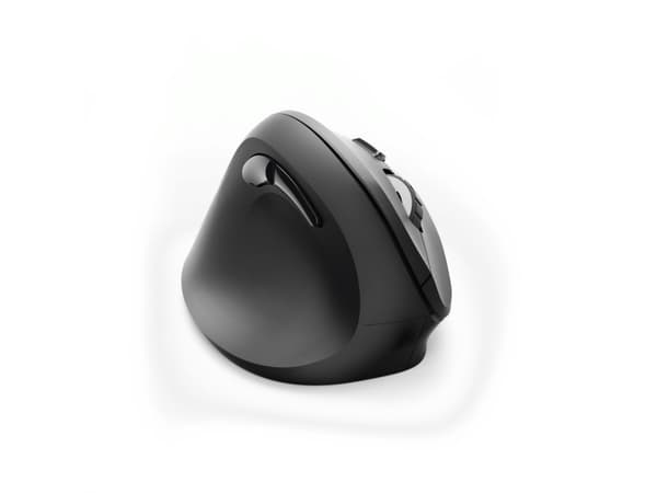 Hama "EMW-500L" - Mus - ergonomisk - vänsterhänt - optisk - 6 knappar - trådlös - 2.4 GHz - trådlös USB-mottagare - svart