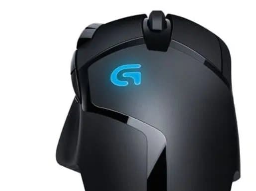 Logitech G G402 Hyperion Fury, Oikeakätinen, Optinen, USB A-tyyppi, 4000 DPI, 1 ms, Musta musta