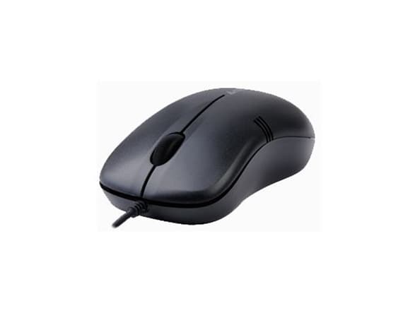 A4Tech OP-560NU, Molempikätinen, Optinen, USB A-tyyppi, 1000 DPI, Musta
