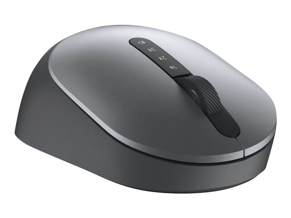 Dell MS5320W - Mus - optisk - 7 knappar - trådlös - 2.4 GHz, Bluetooth 5.0 - Titan gray - med 3 års avancerad utbytesservice