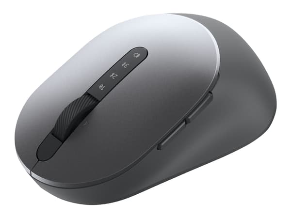 Dell MS5320W - Mus - optisk - 7 knappar - trådlös - 2.4 GHz, Bluetooth 5.0 - Titan gray - med 3 års avancerad utbytesservice