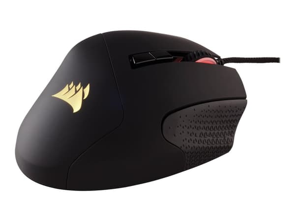 CORSAIR Gaming Scimitar RGB Elite - Mus - optisk - 17 knappar - kabelansluten - USB - svart
