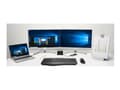 Miniatyrbilde 3 av 5: Kensington Pro Fit Ergo Wireless Mouse - Mus - ergonomisk - 5 knapper - trådløs - 2.4 GHz, Bluetooth 4.0 LE - USB trådløs mottaker - svart - løsvekt