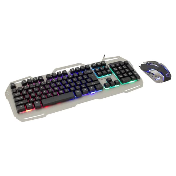 White Shark KEYBOARD (US layout) + MOUSE GMK-1801 APACHE - Combo