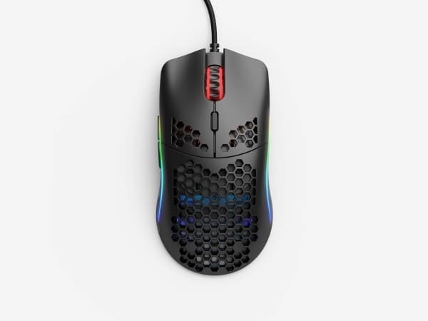 Glorious Model O - (Small) - Matte Black - Gaming Mus - Optisk - 6 knapper - 12000 DPI - Sort m. RGB
