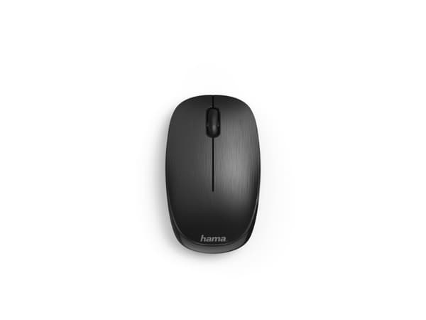 Hama MW-110, Molempikätinen, Optinen, Langaton RF, 1000 DPI, Musta