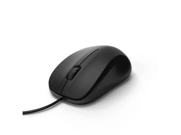 Hama MC-300, Oikeakätinen, Optinen, USB A-tyyppi, 1200 DPI, Musta