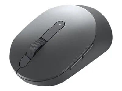 Dell Mobile Pro MS5120W - Mus - optisk - 7 knappar - trådlös - 2.4 GHz, Bluetooth 5.0 - Titan gray - med 3 års avancerad utbytesservice