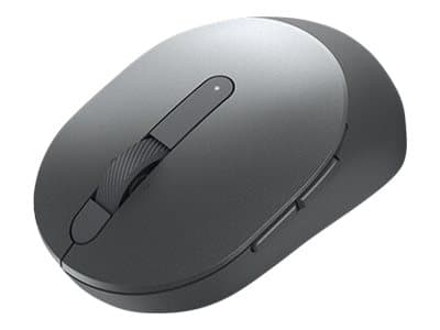 Dell Mobile Pro MS5120W - Mus - optisk - 7 knappar - trådlös - 2.4 GHz, Bluetooth 5.0 - Titan gray - med 3 års avancerad utbytesservice