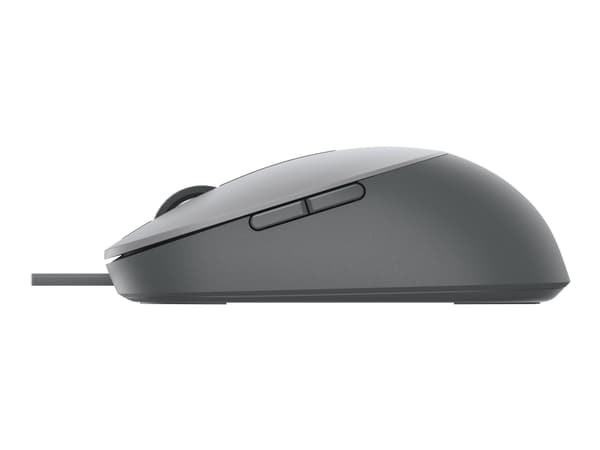 Dell MS3220 - Mus - laser - 5 knapper - kablet - USB 2.0 - titangrå - med 3 års Advanced Exchange Service