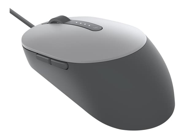Dell MS3220 - Mus - laser - 5 knapper - kablet - USB 2.0 - titangrå - med 3 års Advanced Exchange Service