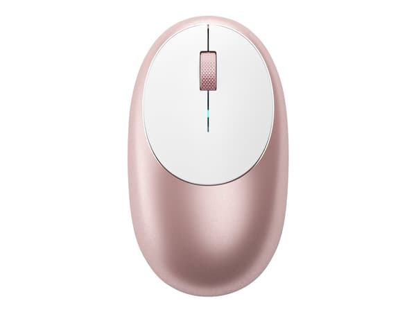 Satechi M1, Molempikätinen, Optinen, Bluetooth, Kulta, Vaaleanpunainen