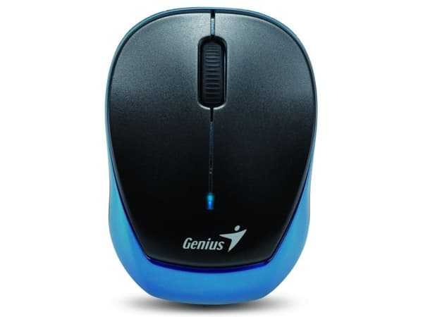 Genius Computer Technology 9000R, Ambidextrous, Optisk, RF Trådlös, 1200 DPI, Svart, Blå
