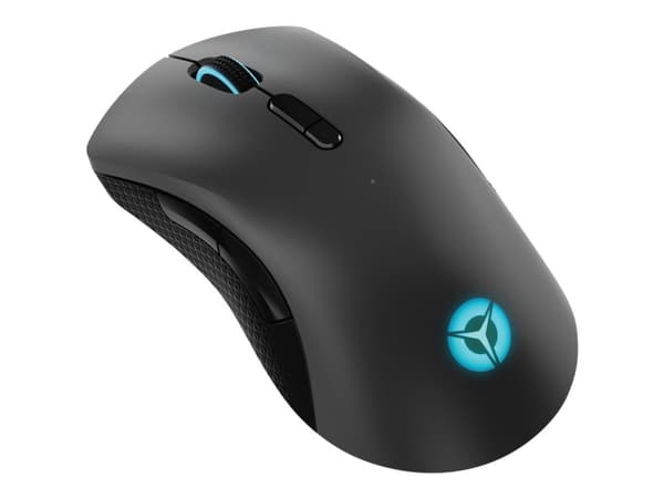 Lenovo Legion M600 Gaming Mouse - Mus - höger- och vänsterhänta - optisk - 8 knappar - trådlös, kabelansluten - Bluetooth, 2.4 GHz, USB 2.0 - trådlös