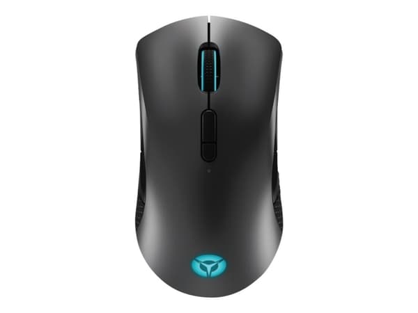Lenovo Legion M600 Wireless Gaming, Molempikätinen, Optinen, RF Wireless + Bluetooth + USB Type-A, 16000 DPI, 1 ms, Musta musta