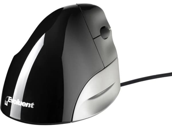 Evoluent VerticalMouse VMS Standart - Vertikal mus - högerhänt - optisk - 3 knappar - kabelansluten - USB