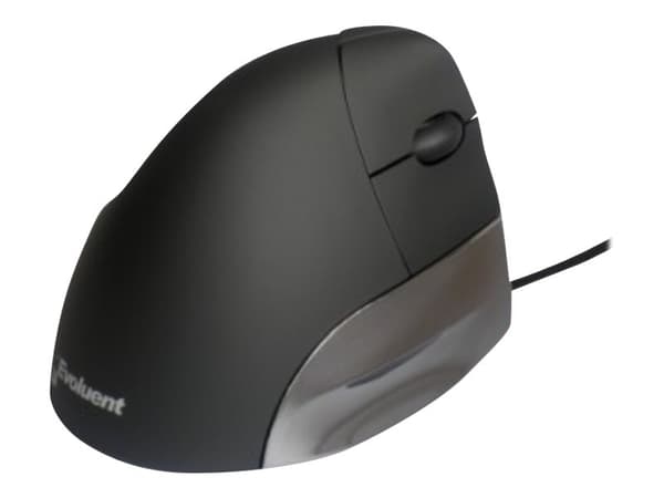 Evoluent VerticalMouse VMS Standart - Vertikal mus - högerhänt - optisk - 3 knappar - kabelansluten - USB