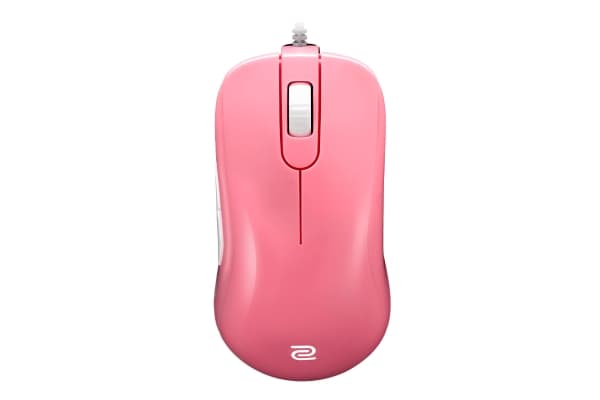 Benq S1 Divina, Høyre hendt, Optisk, USB Type-A, 3200 DPI, Rosa