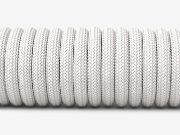Glorious Ascended Cord - Muskabel - USB (hann) - arktisk hvitt - for Glorious Model D, Model O, Model O Minus