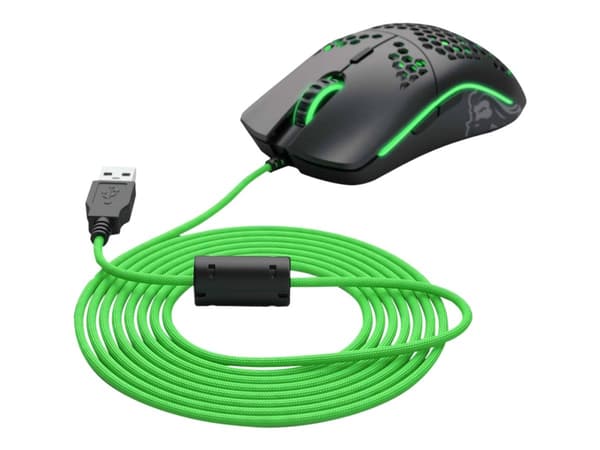 Glorious Ascended Cord - Muskabel - USB (hann) - nissegrønn - for Glorious Model D, Model O, Model O Minus