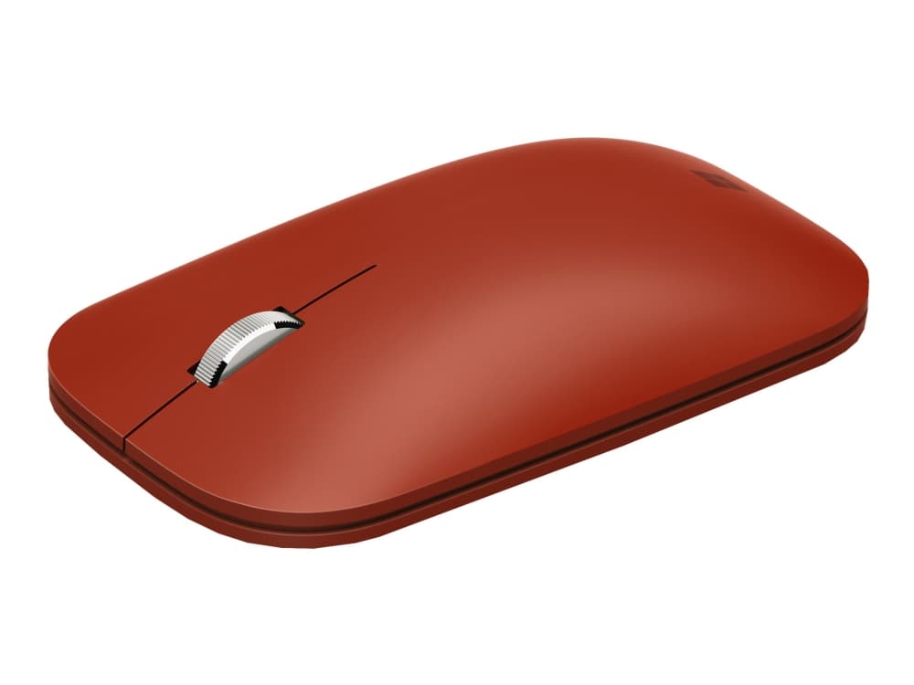 Microsoft Surface Mobile Mouse - Mus - optisk - 3 knappar - trådlös - Bluetooth 4.2 - vallmoröd