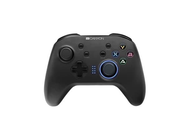 Canyon Gaming GP-W3 - Håndkonsoll - 16 knapper - trådløs - svart - for PC, Sony PlayStation 3, Nintendo Switch, Android
