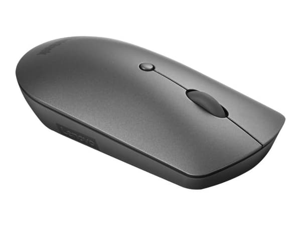 Lenovo ThinkPad Silent - Mus - höger- och vänsterhänta - optisk blå - 3 knappar - trådlös - Bluetooth 5.0 - svart - detaljhandel