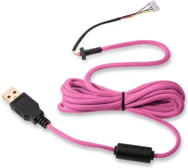 Glorious Ascended Cord - Muskabel - USB (hane) - majinrosa - för Glorious Model D, Model O, Model O Minus
