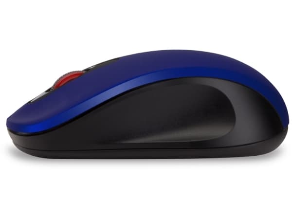 Connect IT CMO-2230-BL, Ambidextrous, Optisk, RF Trådlös, 1200 DPI, Blå