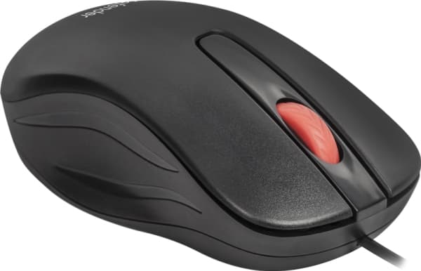 Defender POINT MM-756, Ambidextrous, Optisk, USB Type-A, 1000 DPI, Svart