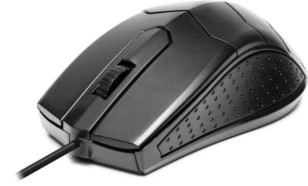 Defender HIT MB-530, Ambidextrous, Optisk, USB Type-A, 1000 DPI, Svart