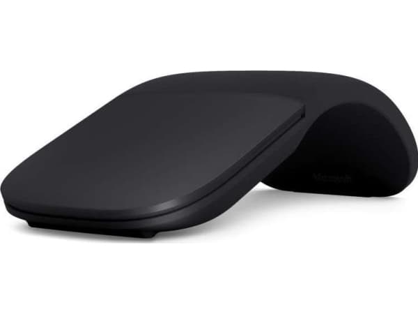 Microsoft Arc Mouse - Mus - optisk - 2 knapper - trådløs - Bluetooth 4.1 LE - svart