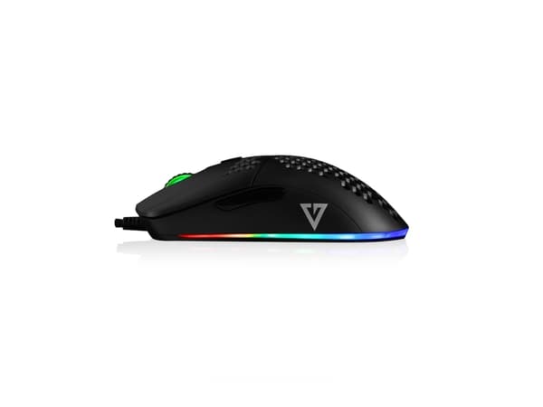 Modecom Volcano Shinobi 3360, Ambidextrous, Optisk, USB Type-A, 12000 DPI, Svart