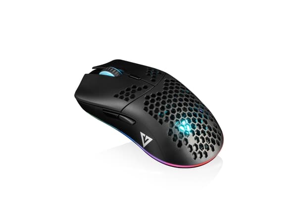 Modecom Volcano Shinobi 3360, Ambidextrous, Optisk, USB Type-A, 12000 DPI, Svart