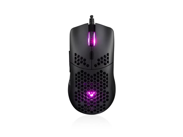 Modecom Volcano Shinobi 3360, Molempikätinen, Optinen, USB A-tyyppi, 12000 DPI, Musta musta