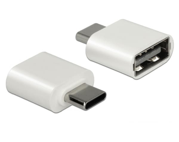 DeLOCK 12532, Molempikätinen, Optinen, USB A-tyyppi, 3200 DPI, Valkoinen